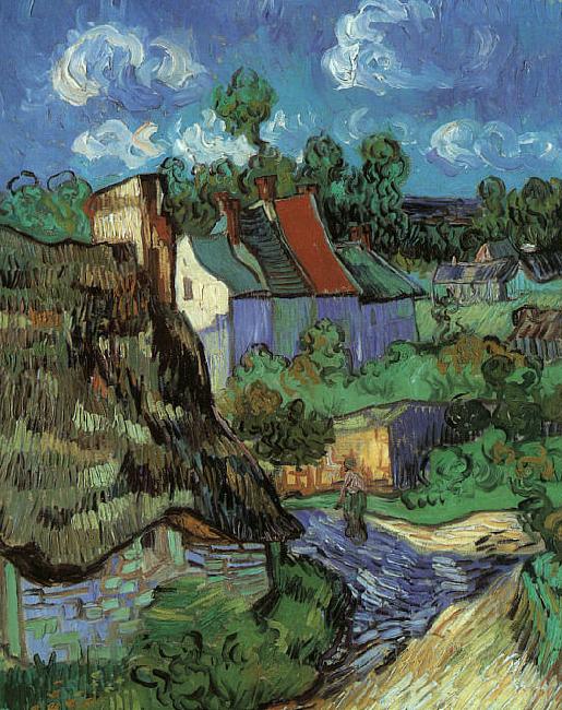 Vincent Van Gogh Houses in Auvers oil painting image